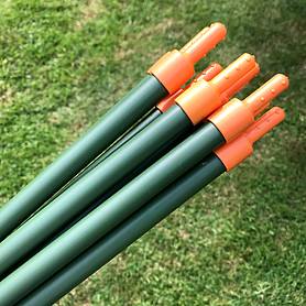 'Lock & Roll' Extendable Garden Plant Stakes - 1.2m L